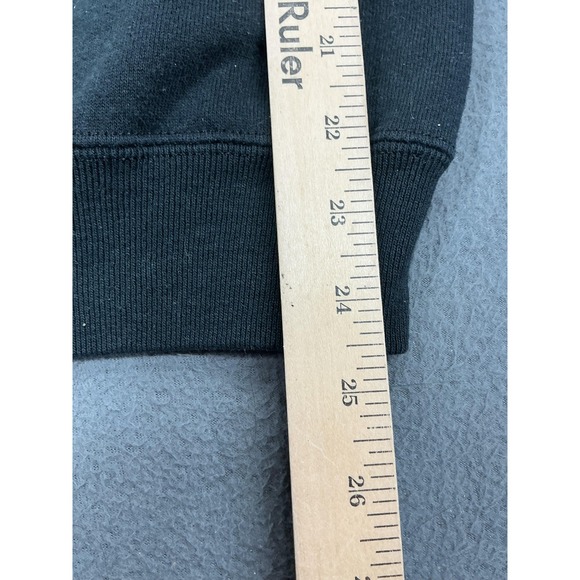 Vintage Jerzees Sweatshirt Mens XL Black Bear Wilderness Graphic Made USA 90s - Picture 11 of 12